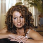 07-07-2004 Frederique Huydts at home in Amterdam, by order of Pulse Magazine. July 07, 2004.

[keywords]Posed, Headshot, Eye Contact, Smiling[/keywords]